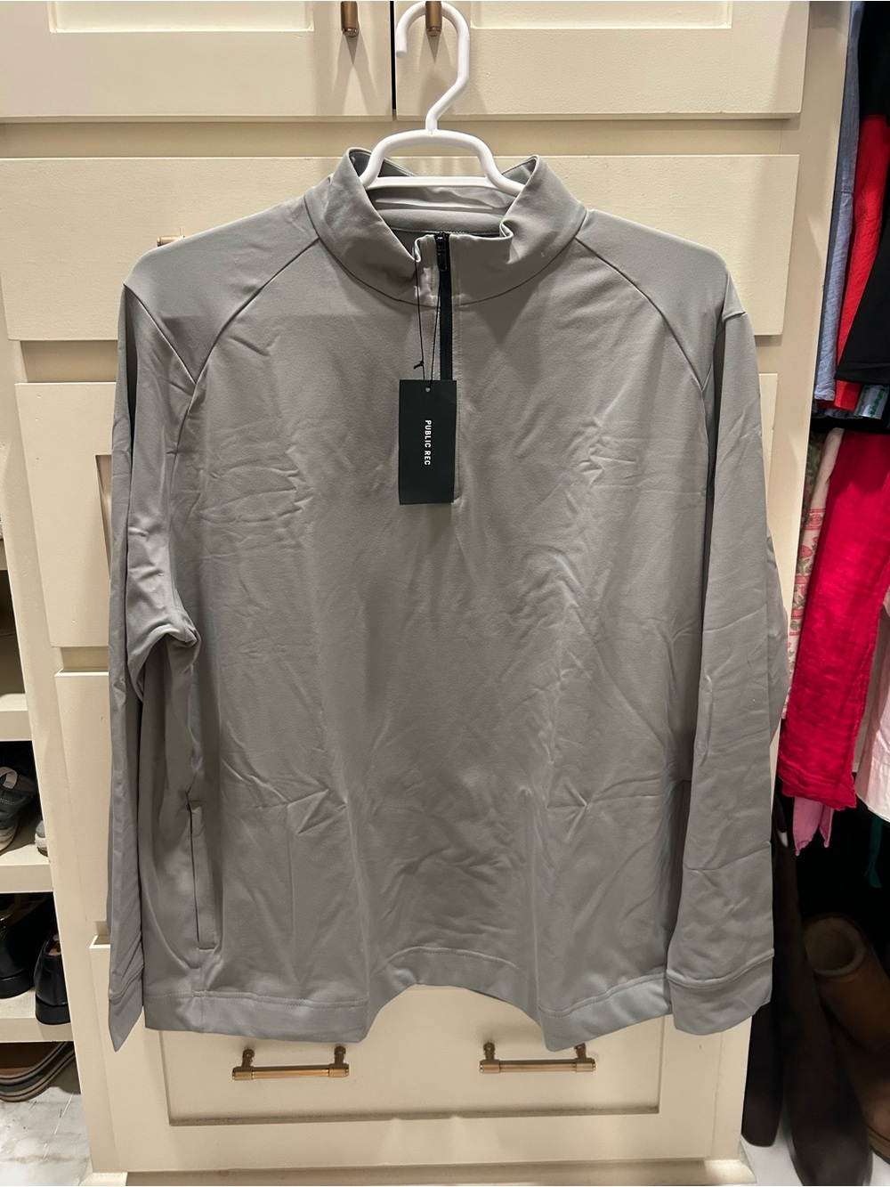 Public Rec Gamechanger Quarter Zip - Men's Lightweight Quarter-Zip Jacket - Fog